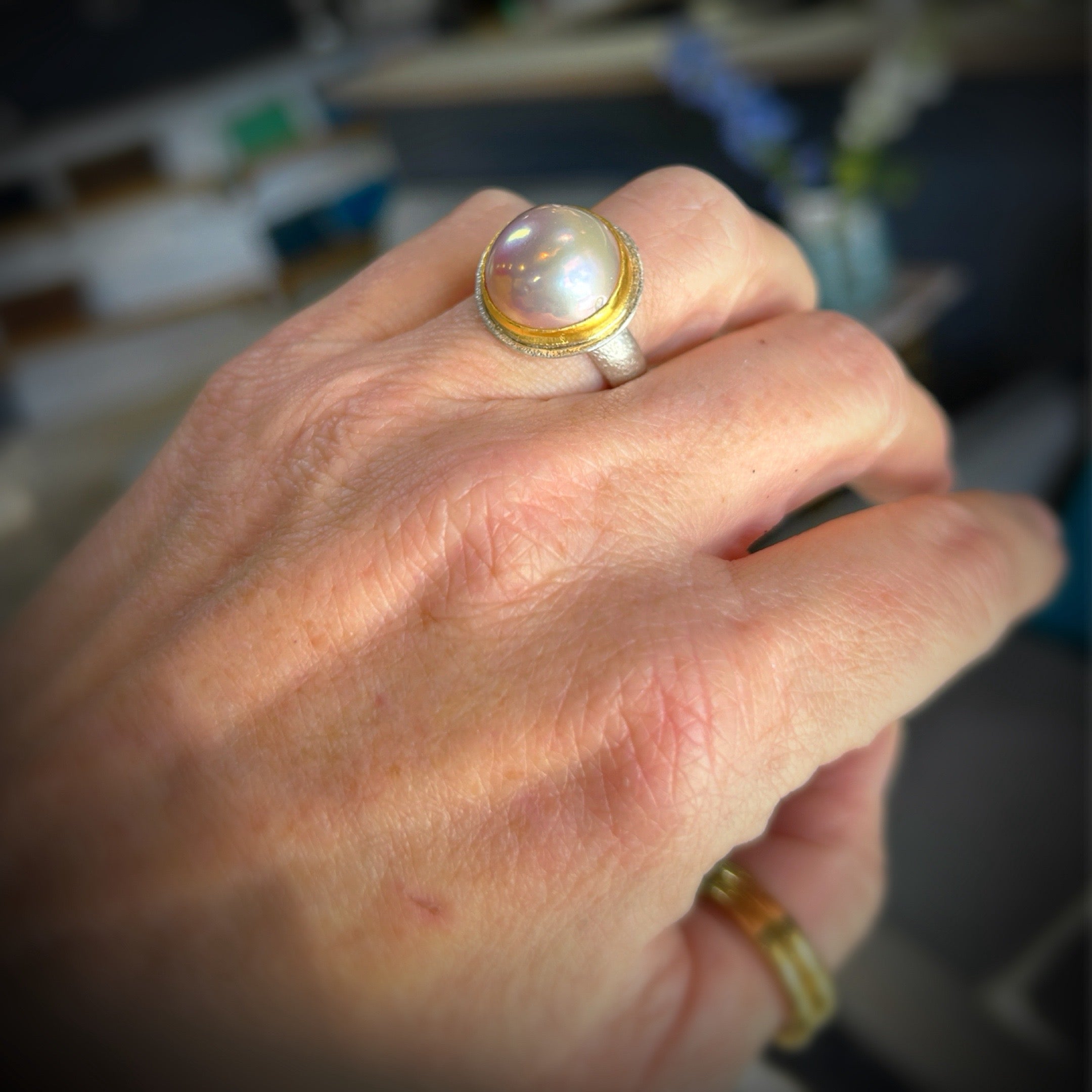 South Pacific Pearl ring